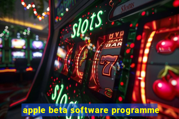 apple beta software programme